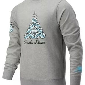 New Balance Kawhi Leonard Signature Santa Klaws Sweater Crew Neck Size  L  Mens